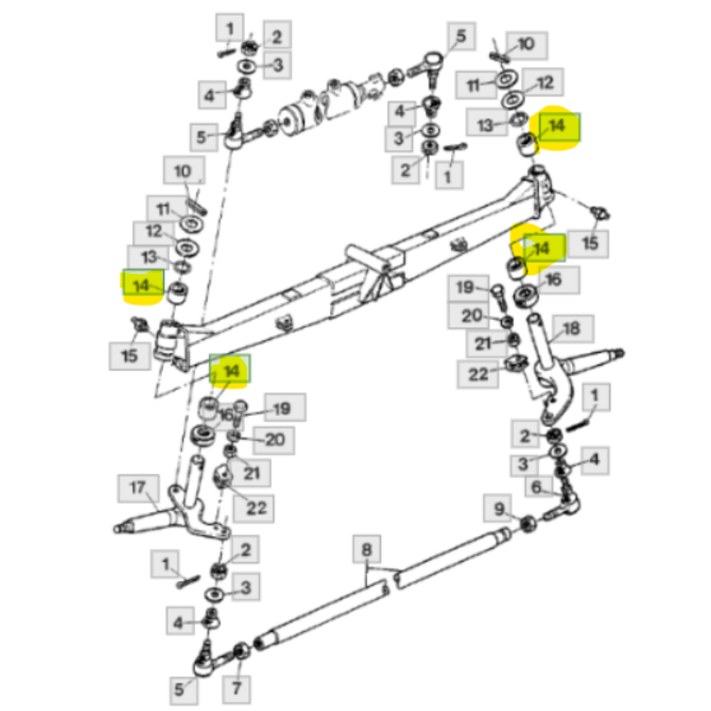 Agronova | Z45057- BUCHA BRONZE 1550